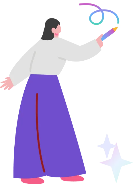 女性のイラスト